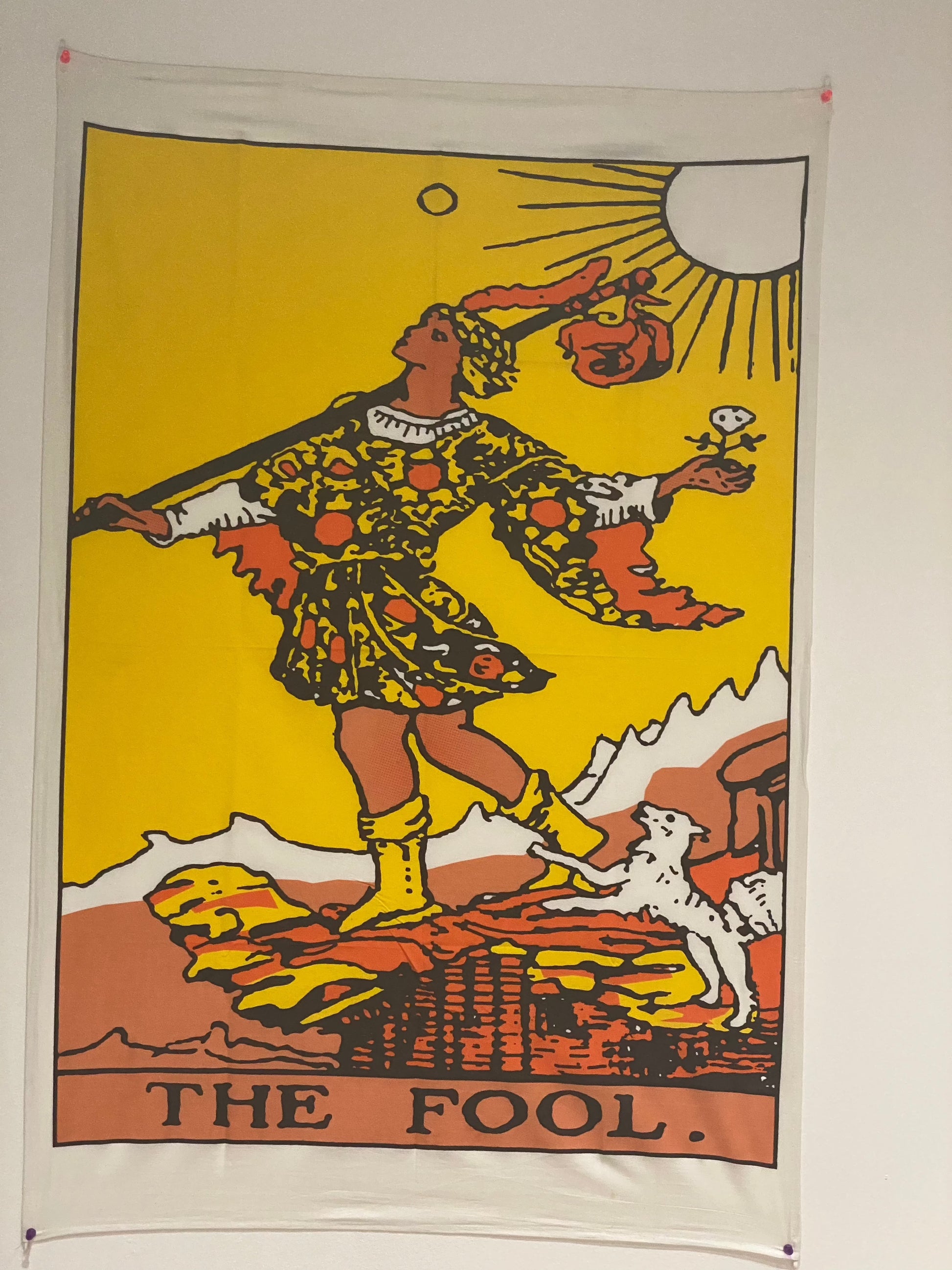 Rider Tarot Tapestry The Fool