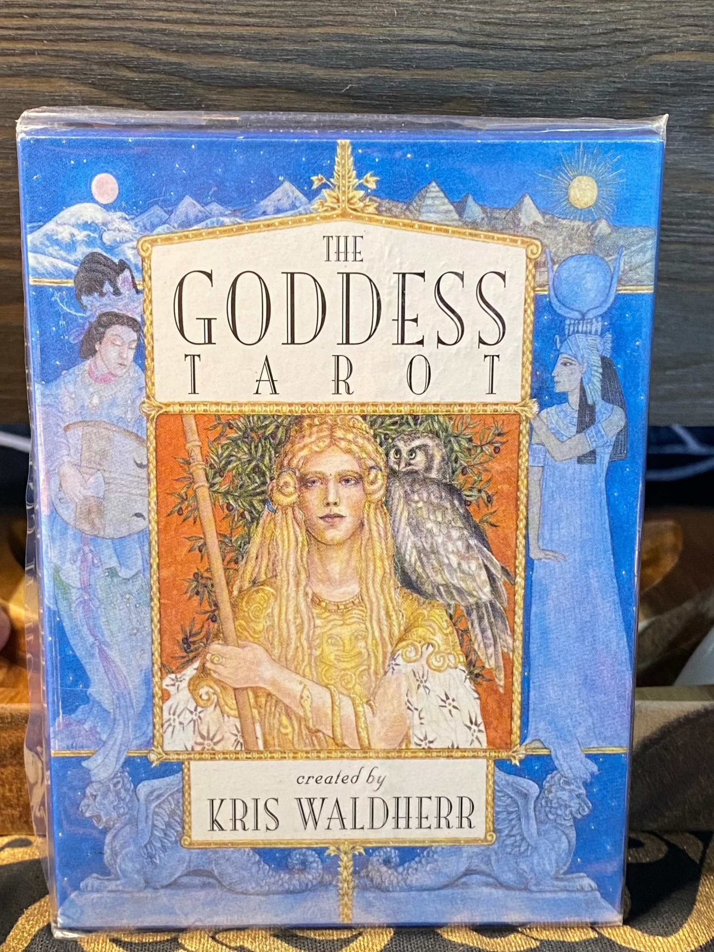 Goddess Tarot deck featuring divine feminine illustrations and lore.