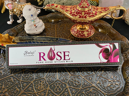 Balaji Rose Incense Sticks - Healing Lotus Shop