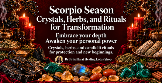 Scorpio Season Crystals, Herbs, and Rituals for Transformation