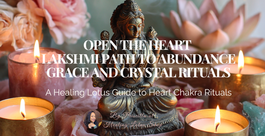 Open the Heart Lakshmi Path to Abundance Grace and Crystal Rituals 