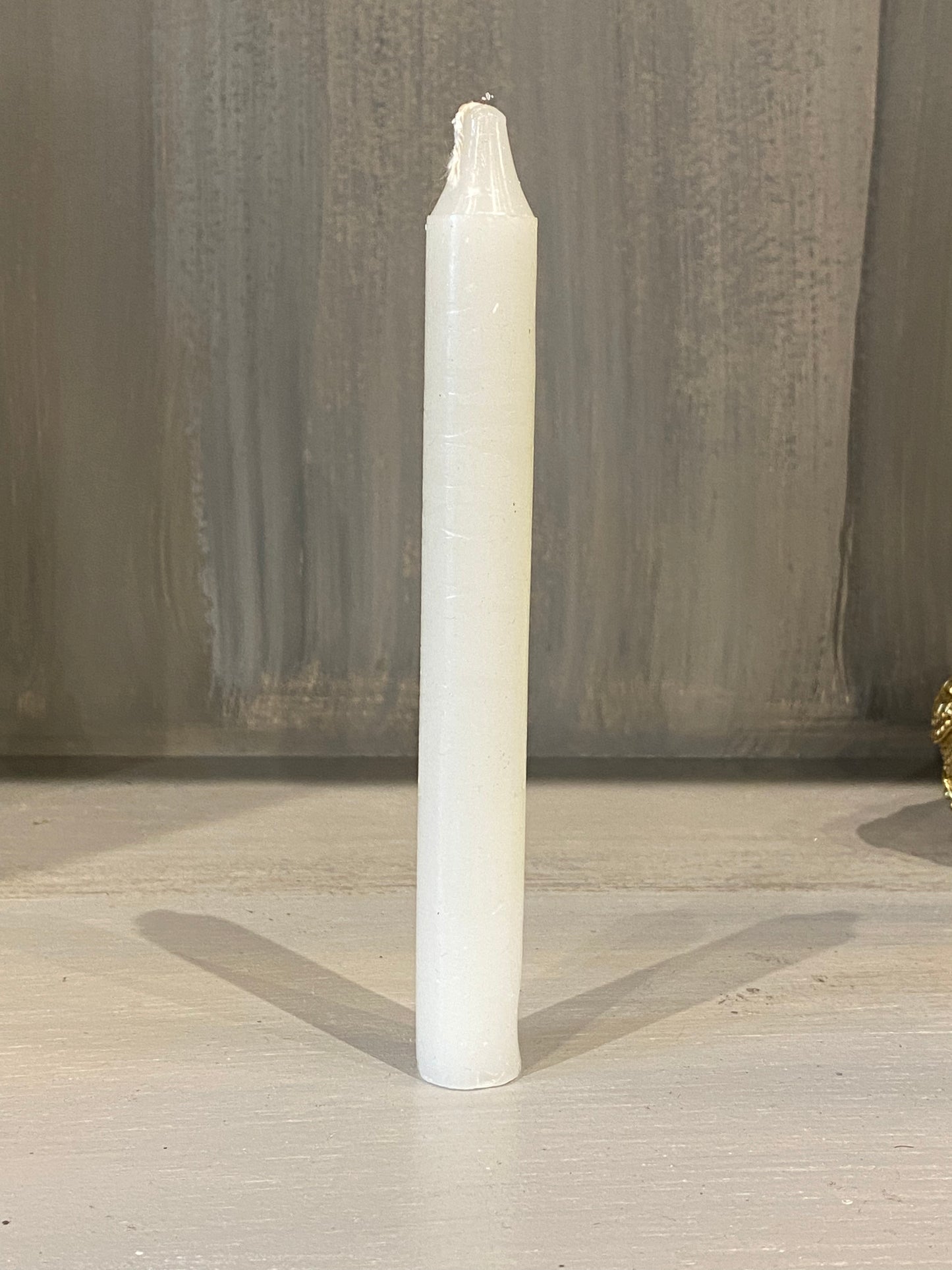 White 6” Taper Household Candle