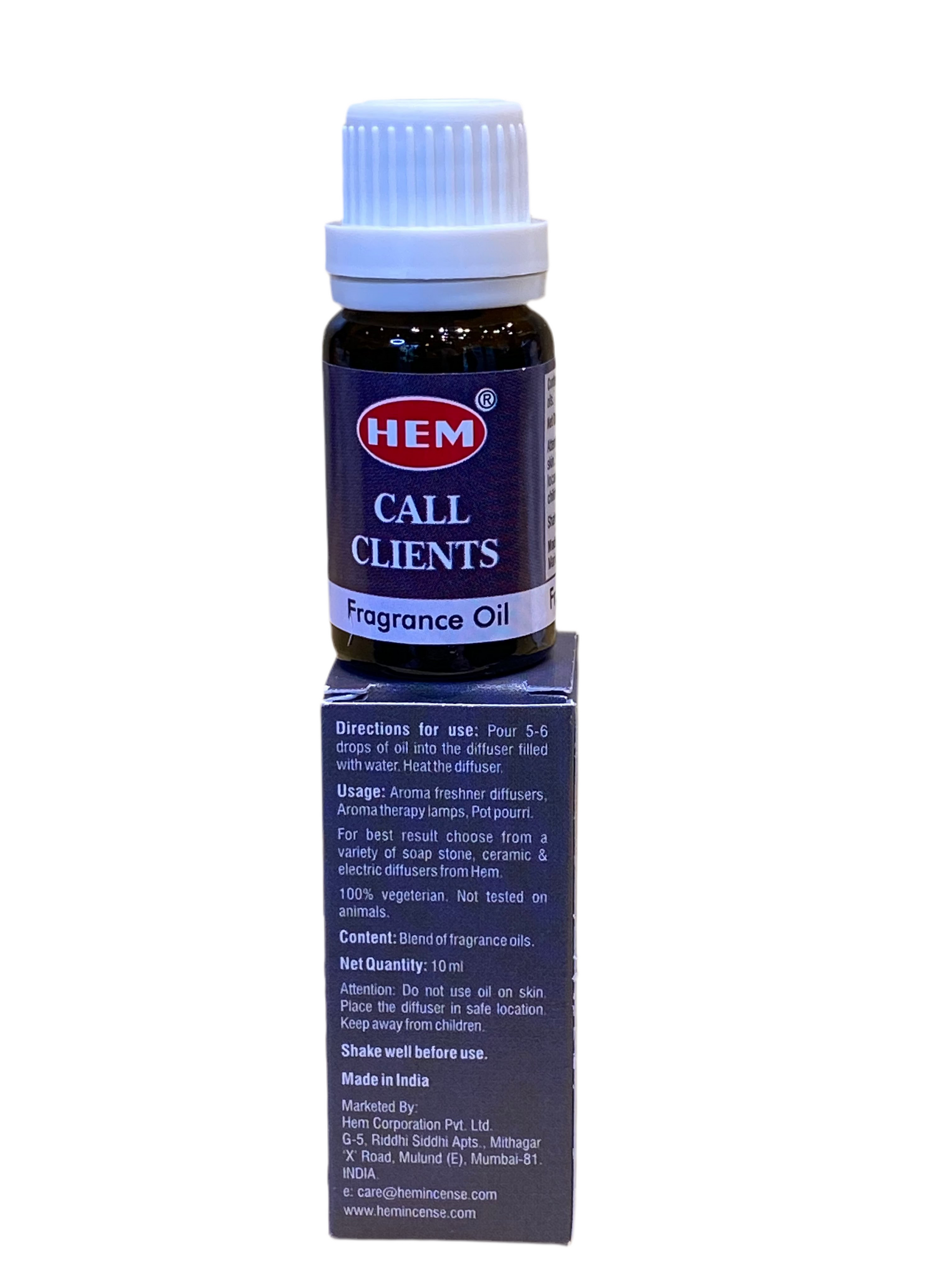 HEM Fragrance Oil Call Clients