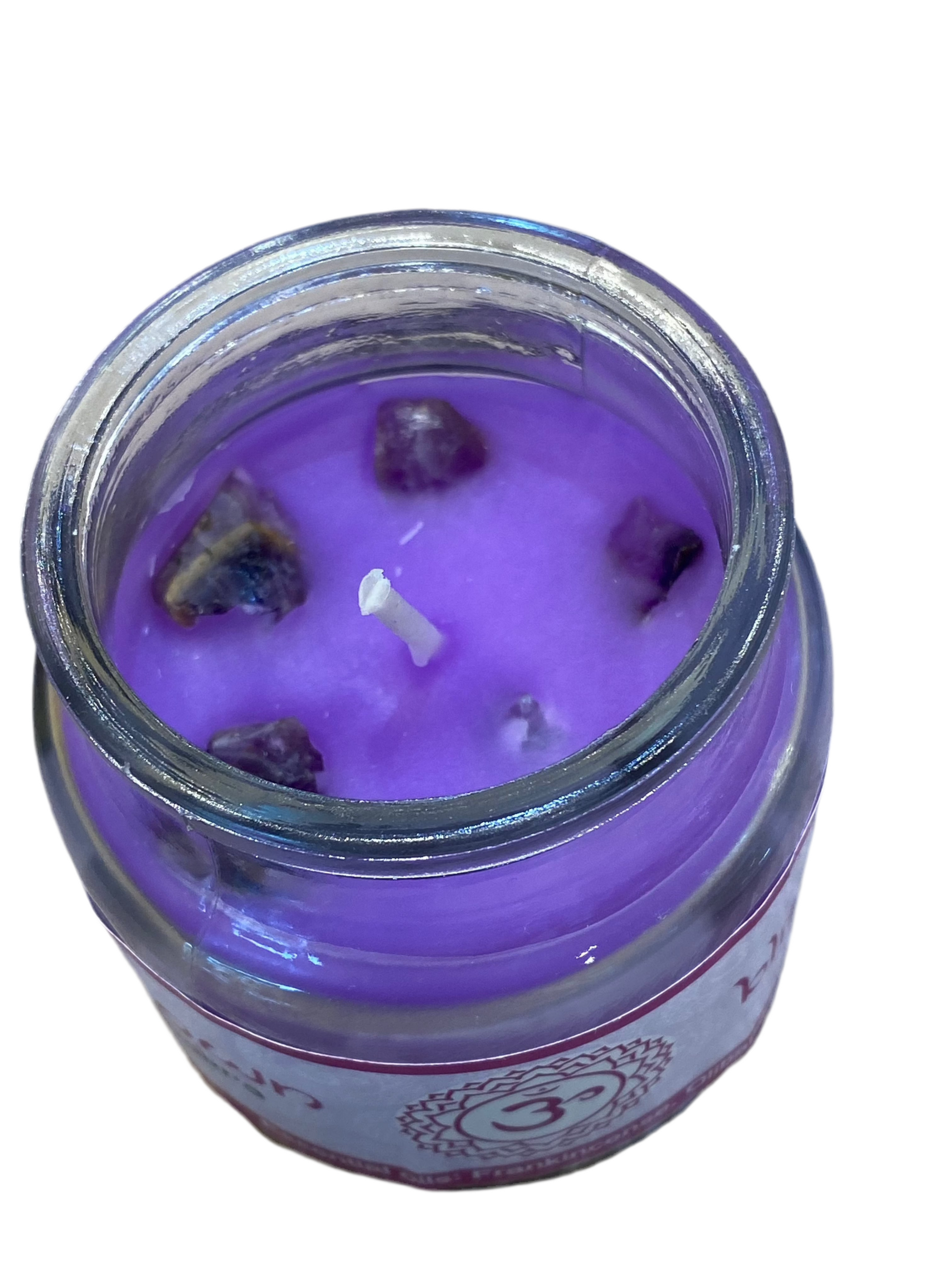 Vrinda 7 Chakra Jar Candle Purple 