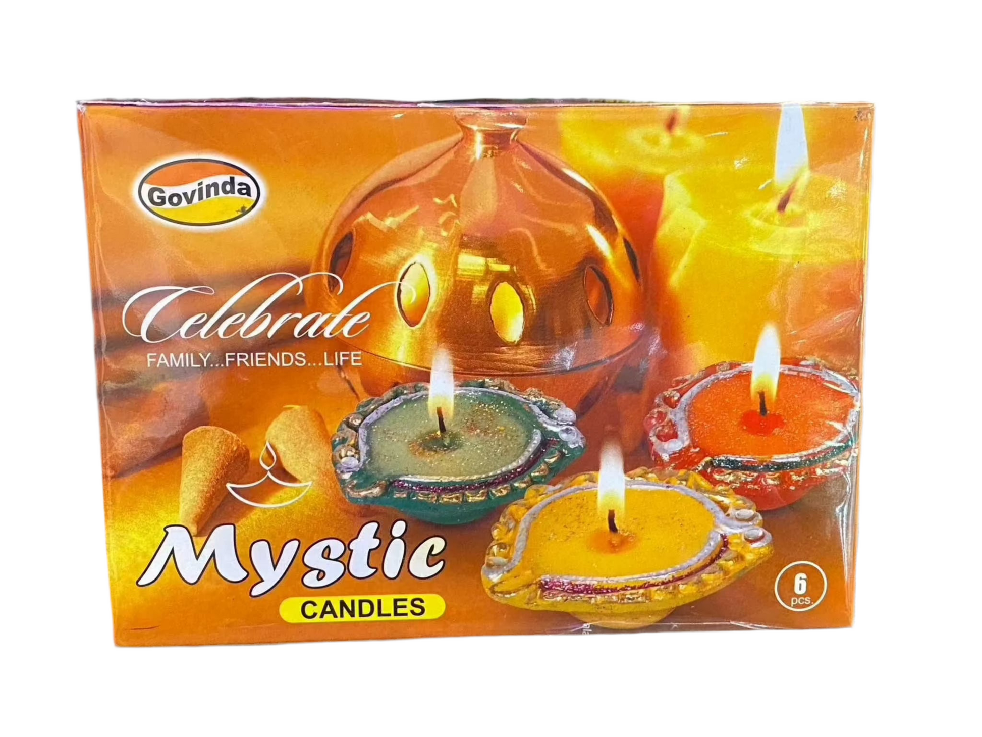 Govinda Mystic Candles 6pcs