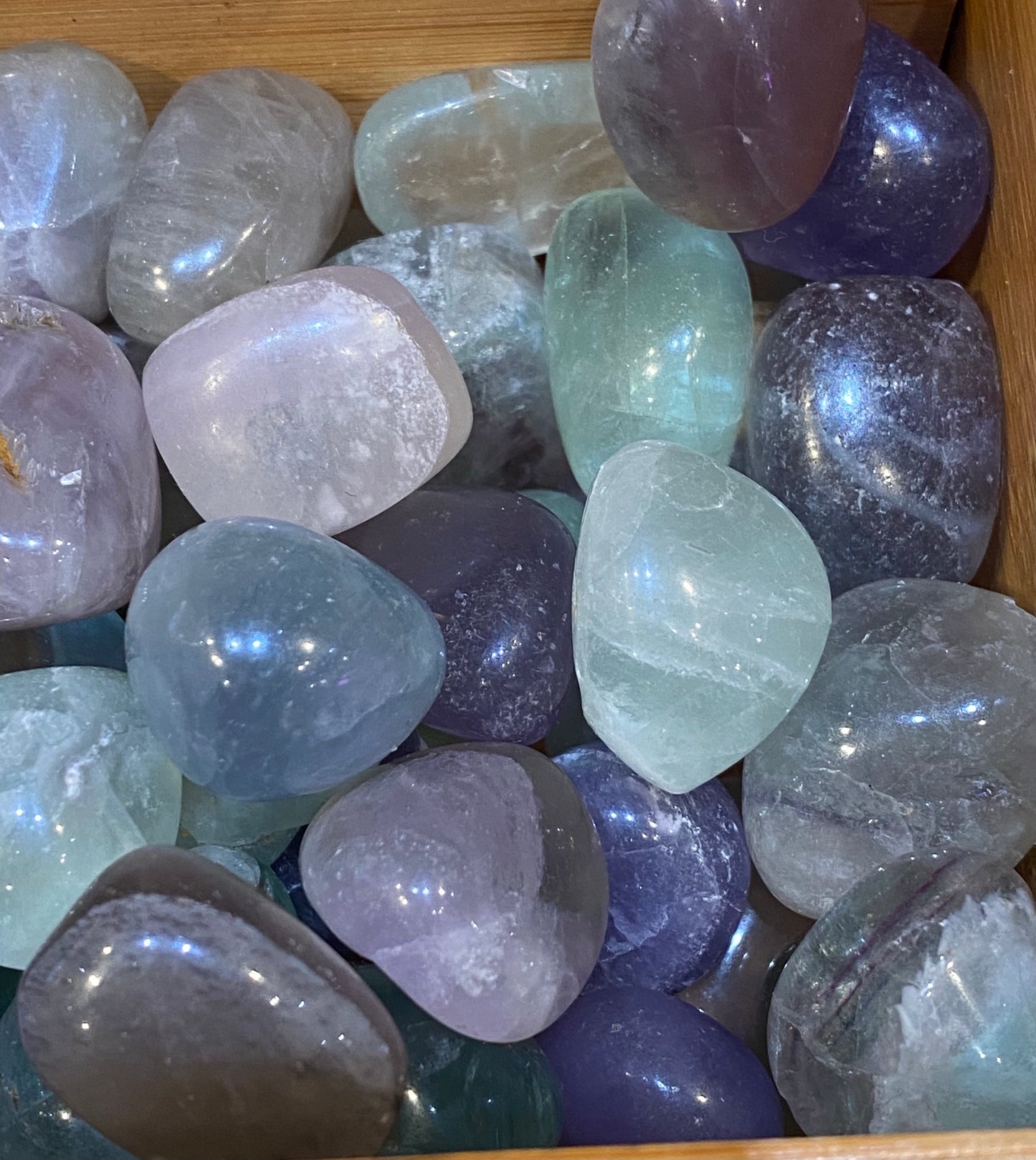 Fluorite Polished Tumbled Stone 1pc