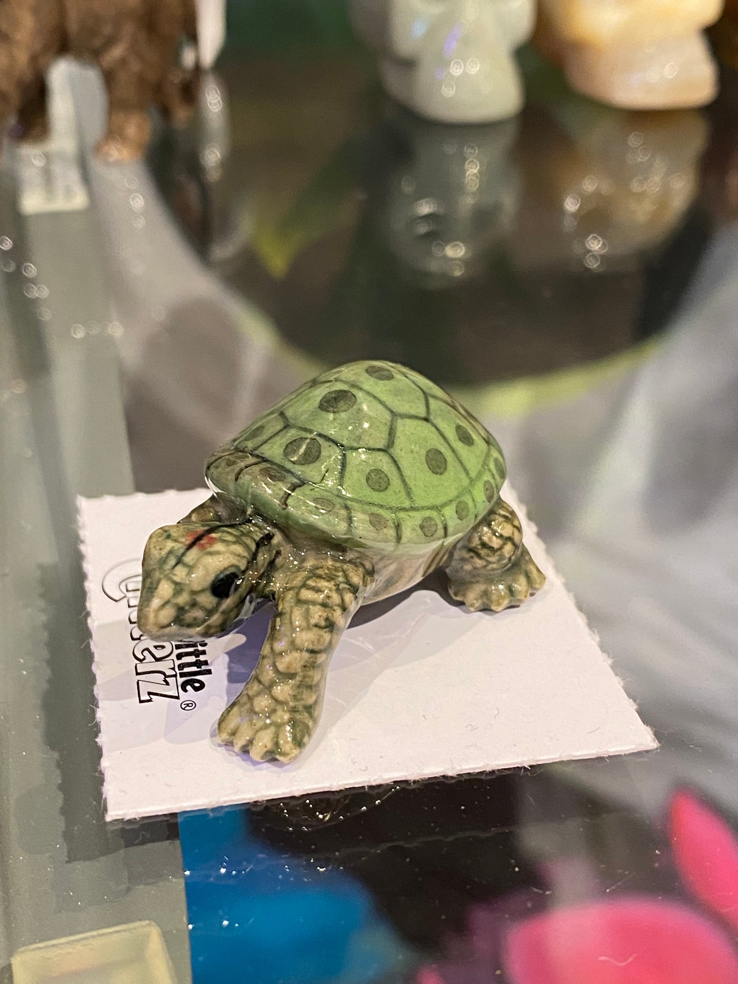 Little Ras Garden Turtle Porcelain Miniature