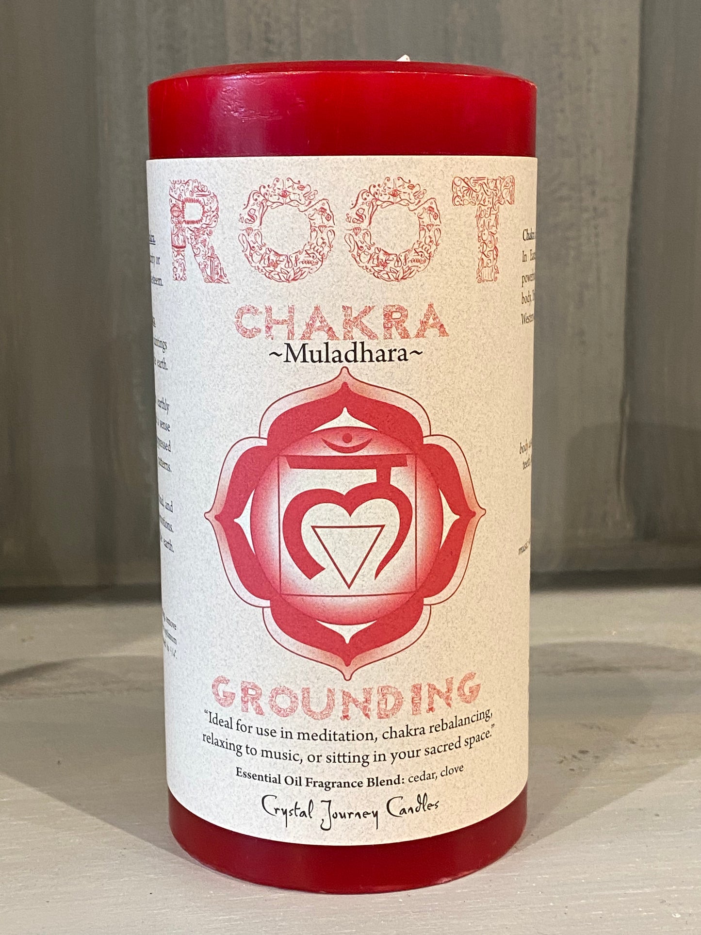 Crystal Journey Root Chakra Candle