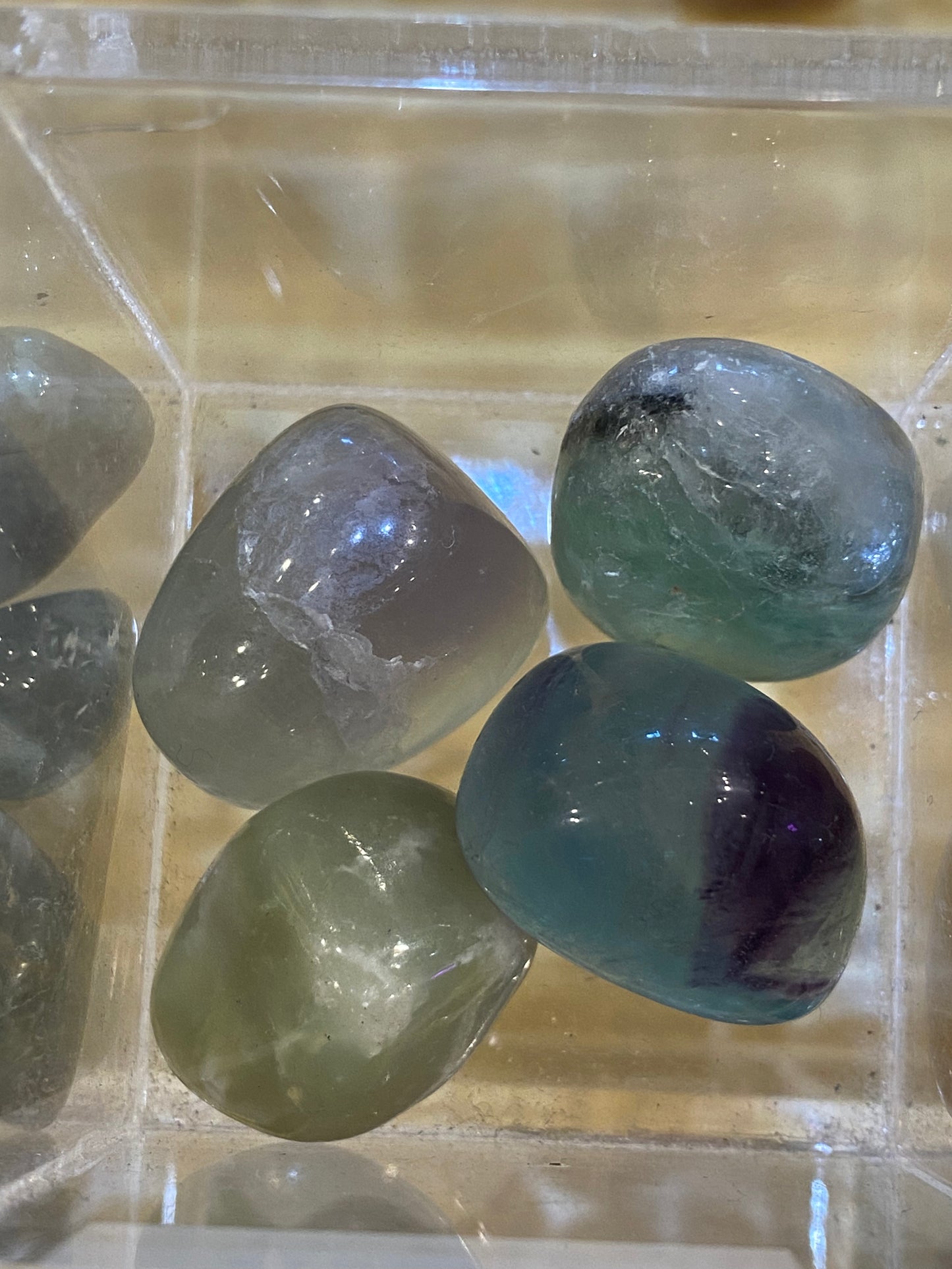 Fluorite Polished Tumbled Stone 1pc