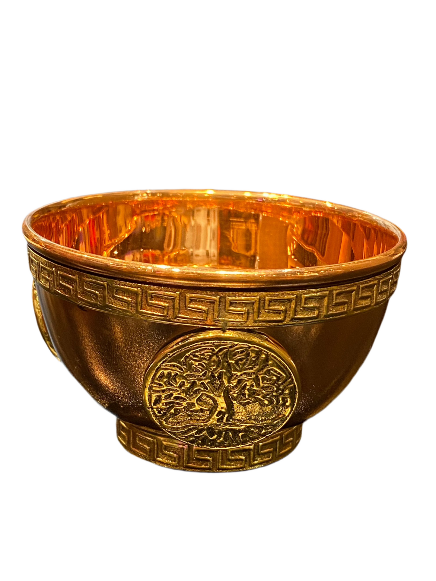 Copper Offering Bowl Tree of Life 