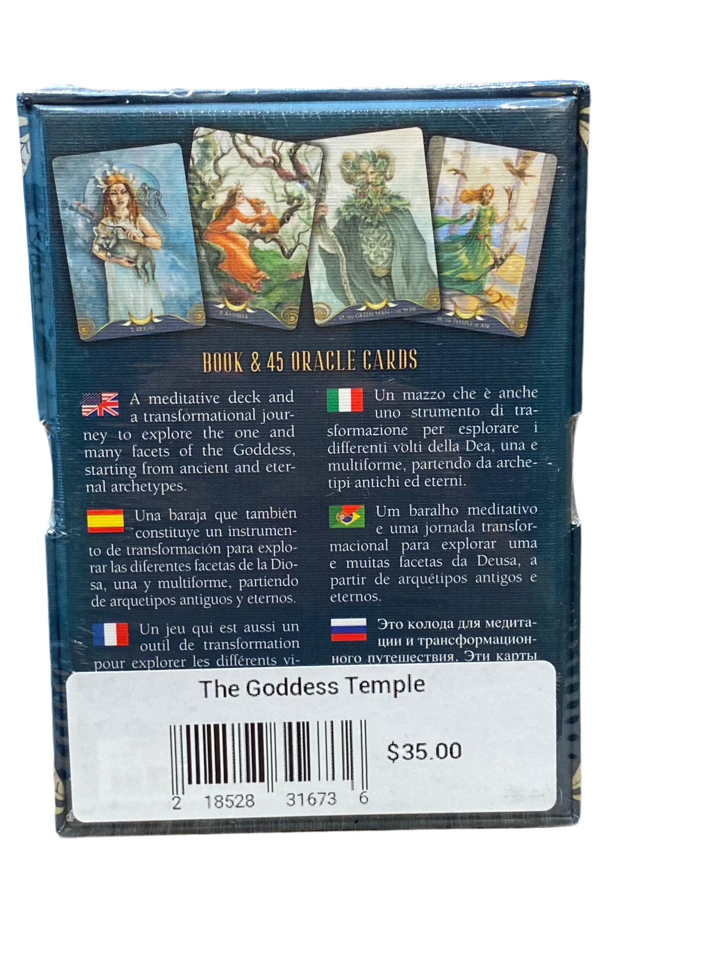 The Goddess Temple Oracle Cards 