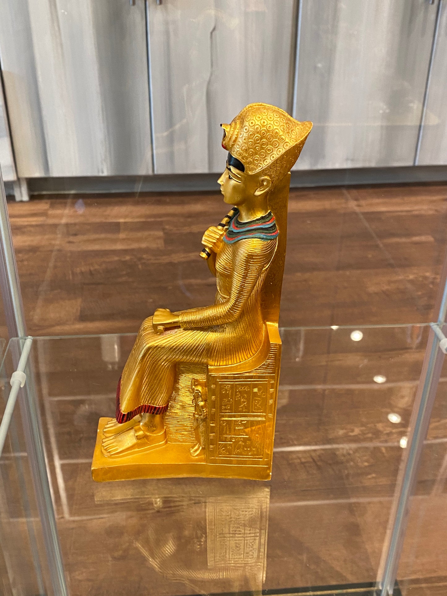 Egyptian Seated Gold Pharaoh