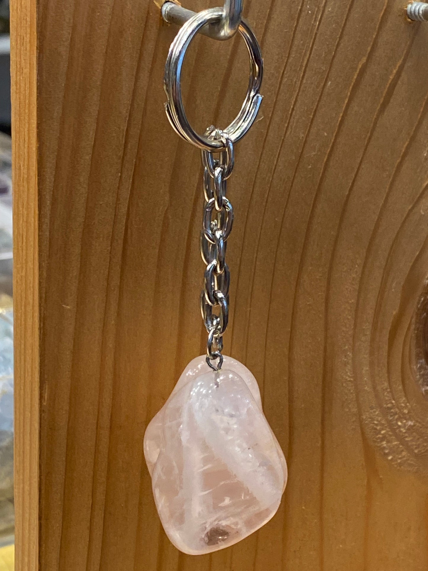 Rose Quartz Key Chain