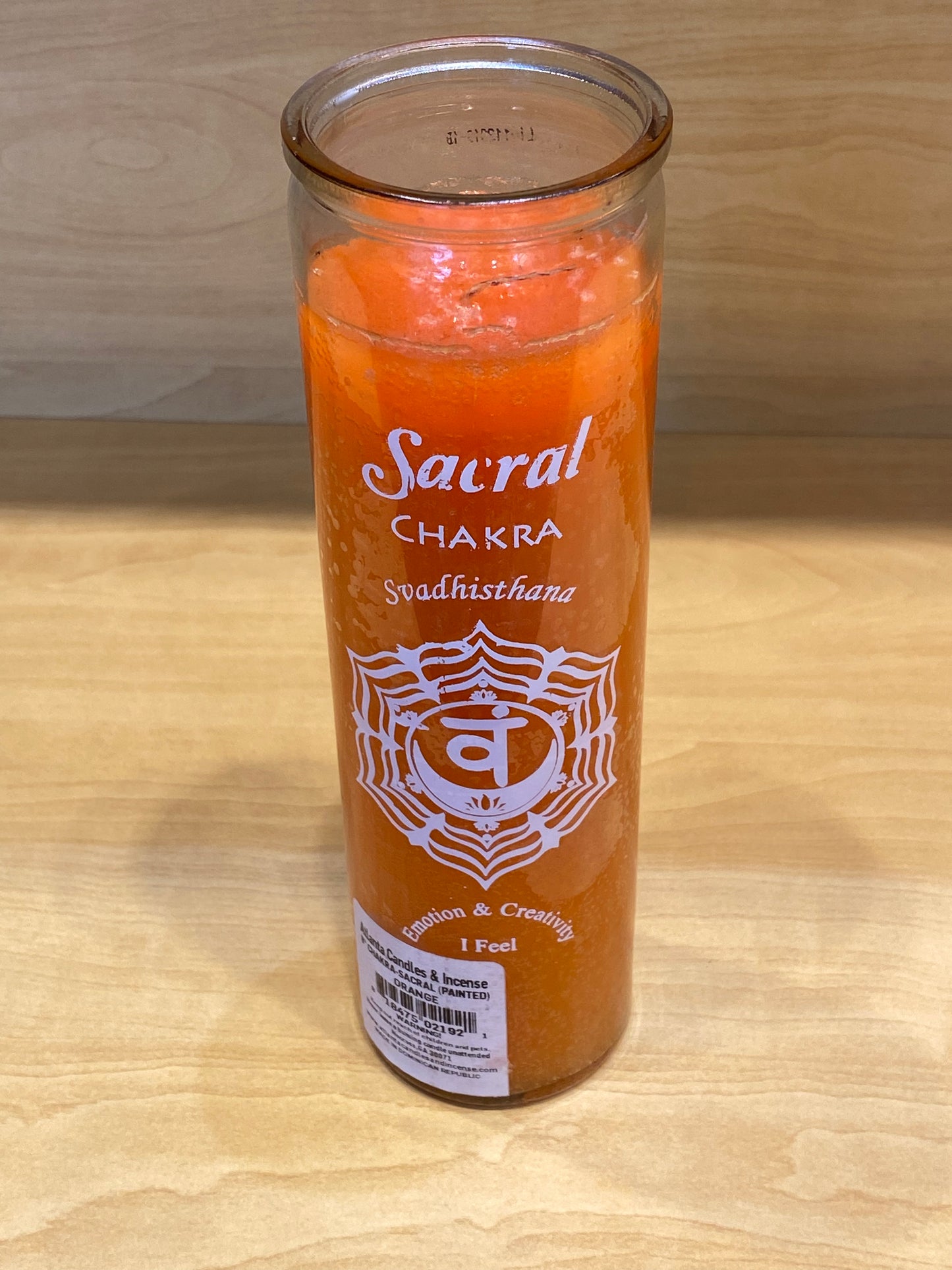 Sacral Chakra 7 Day Candle