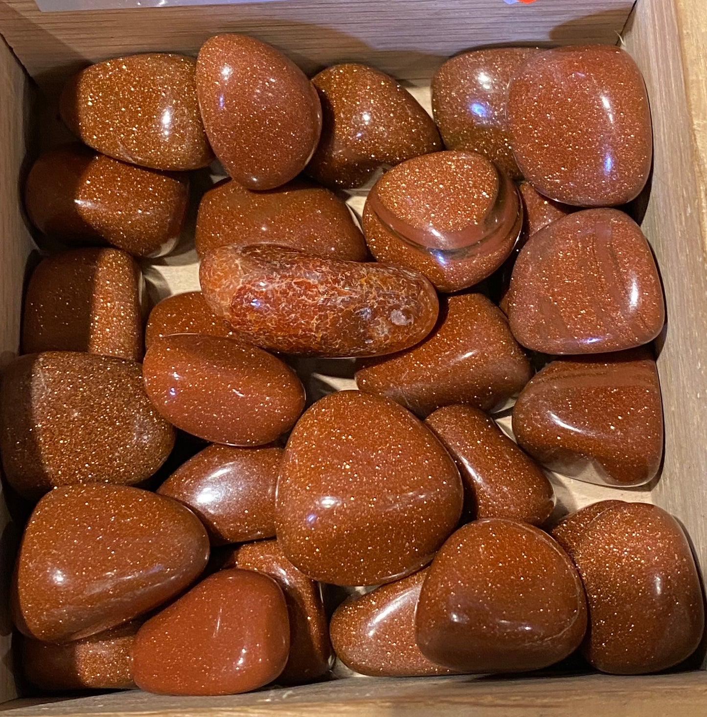 Goldstone Tumbled Stones 1pc