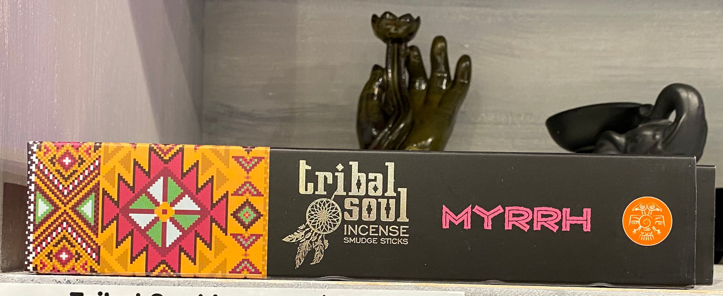 Tribal Soul Myrrh Incense Sticks - Premium Incense