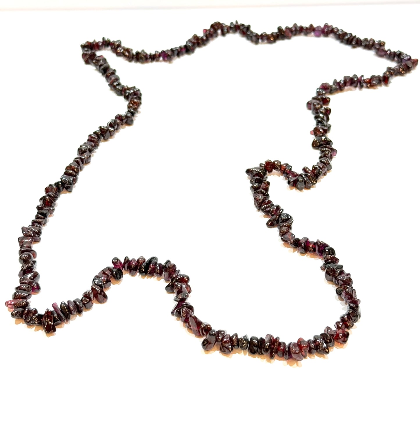 Garnet Chip Necklace