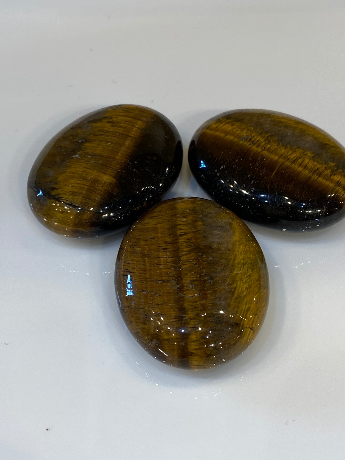 Tiger's Eye Polished Palm Stone 1pc