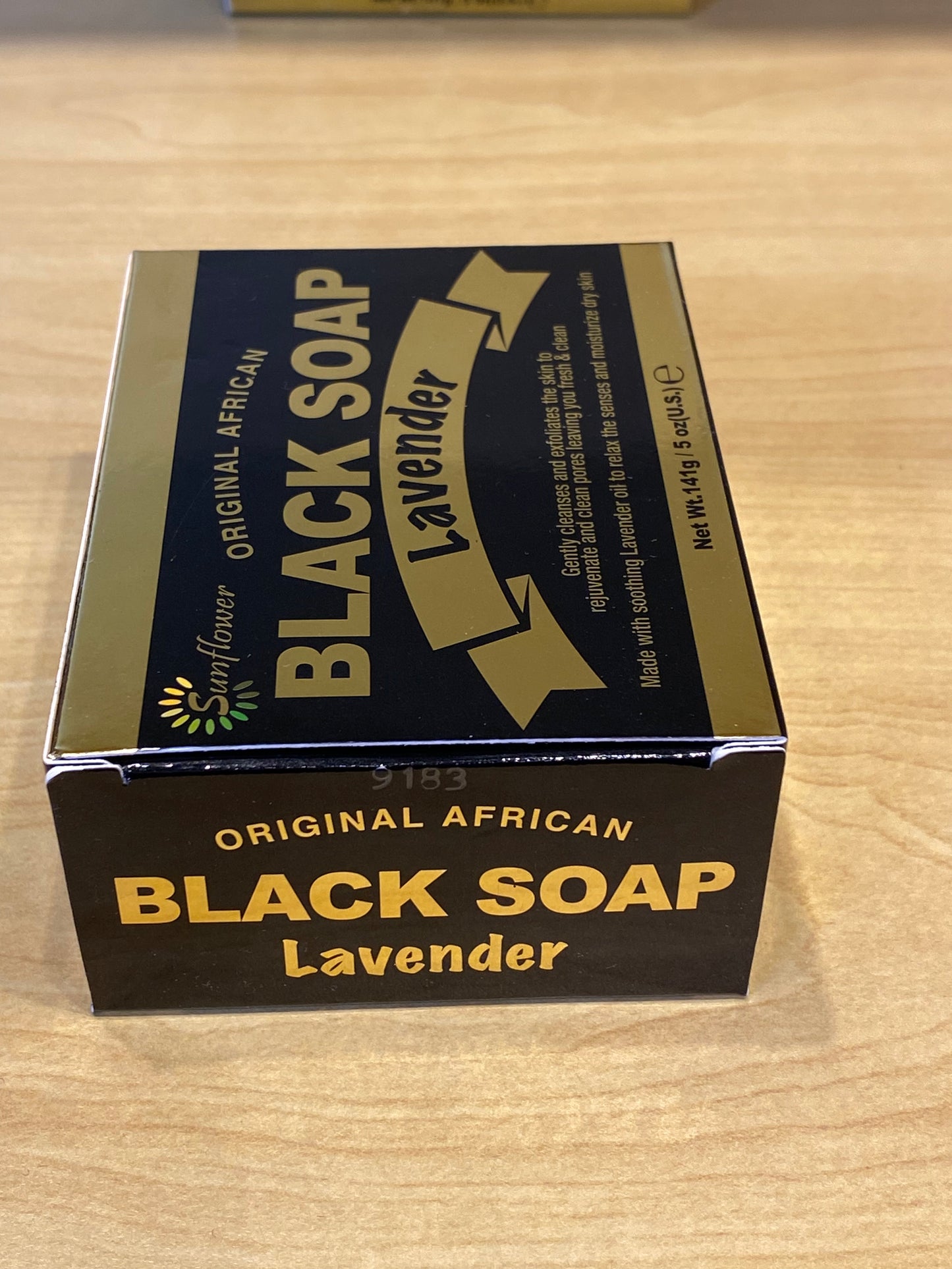 Sunflower Original African Black Soap Lavender