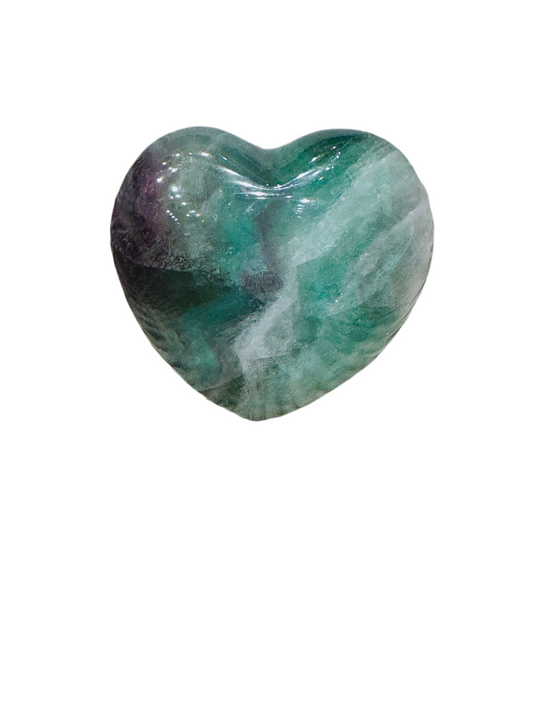 Fluorite Heart Gemstone 