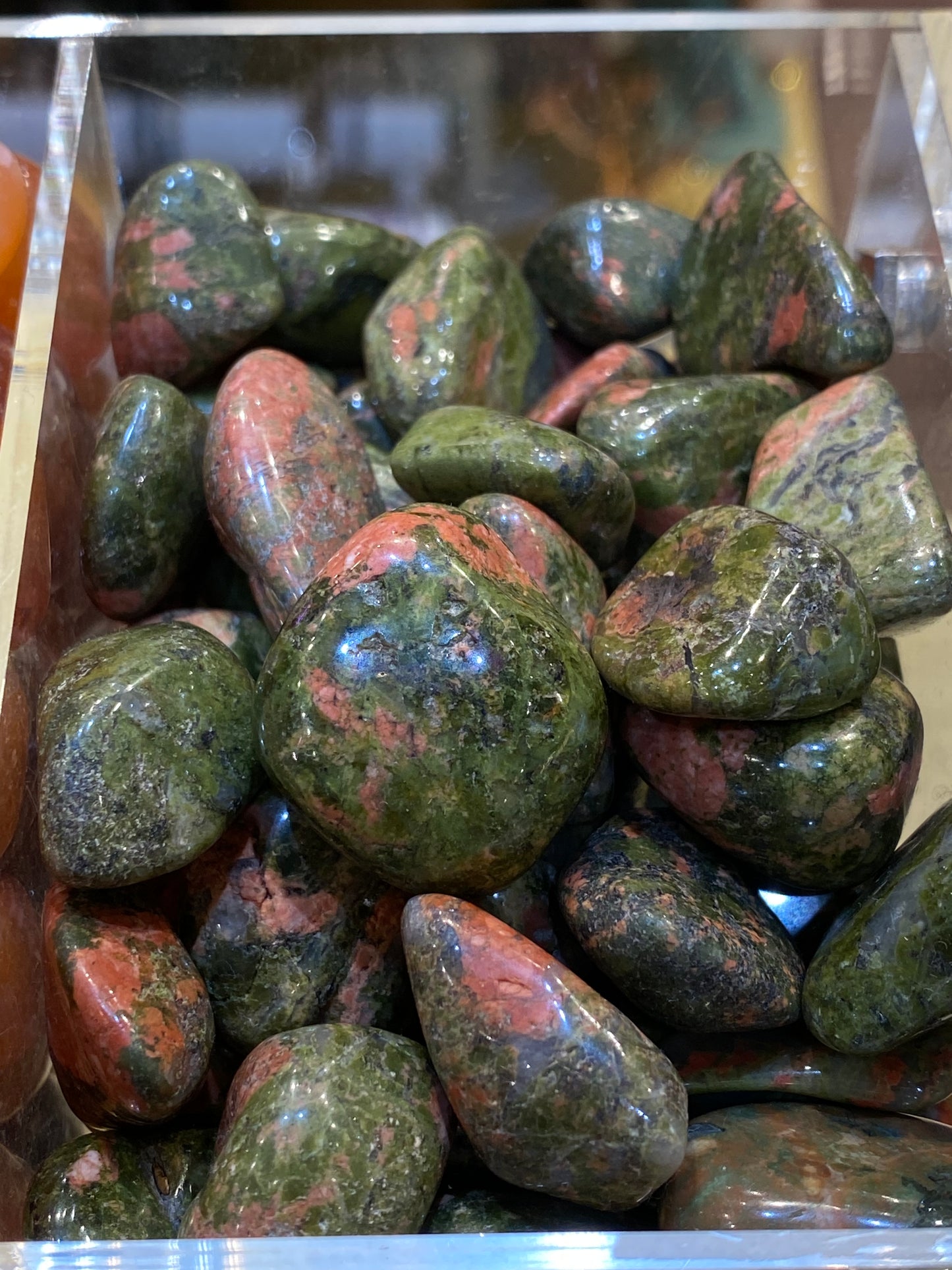 Unakite Tumbled Stone 1pc