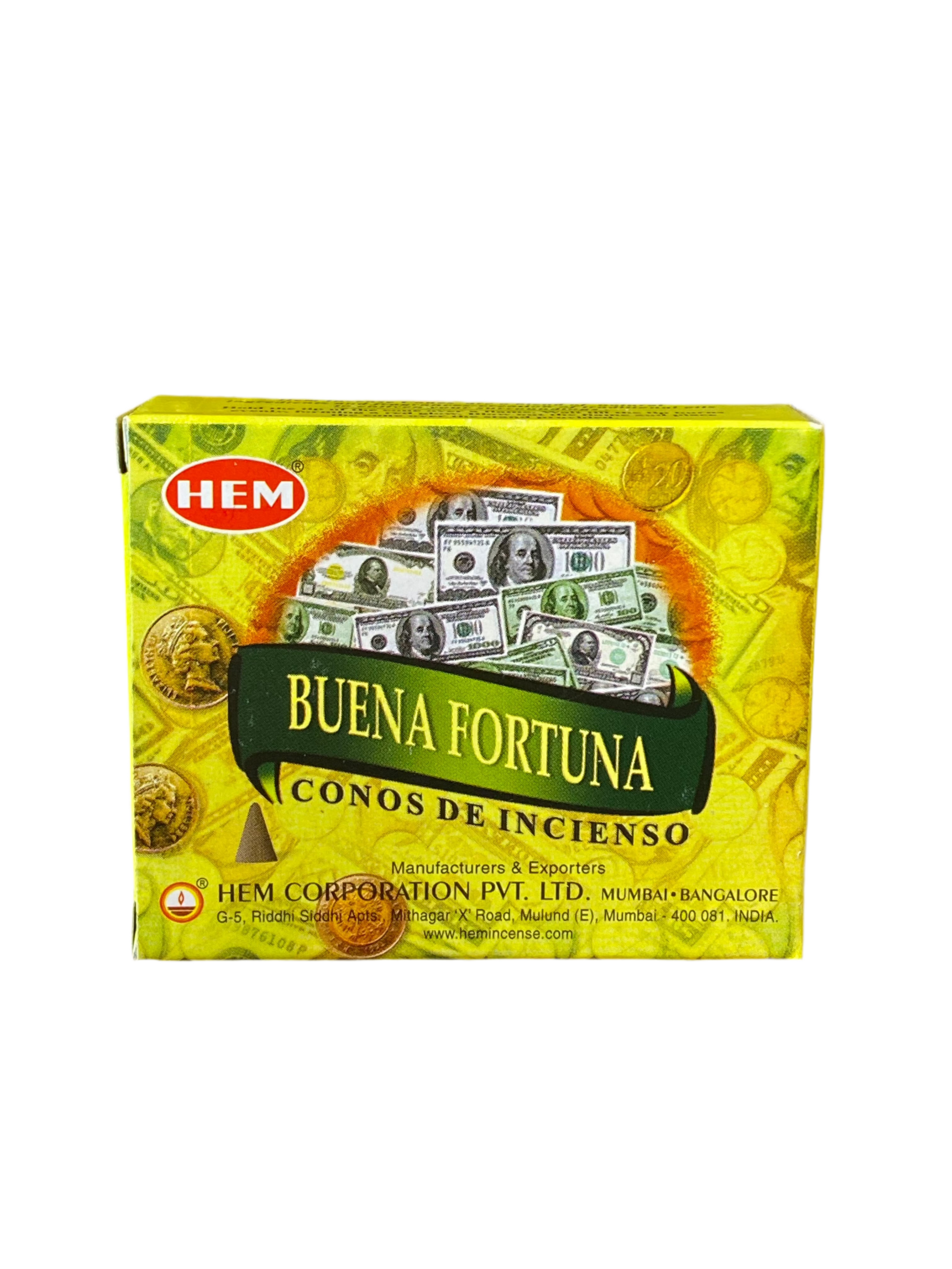 HEM Good Fortune Incense Cones 