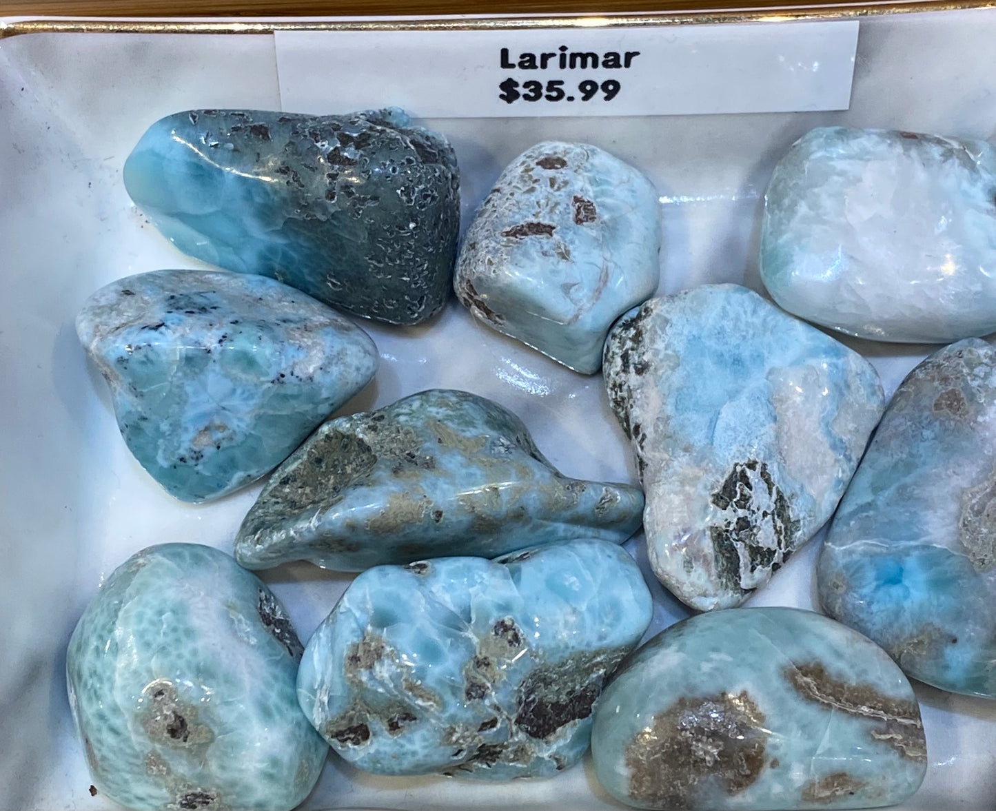 Larimar Large Tumbled Stone 1pc