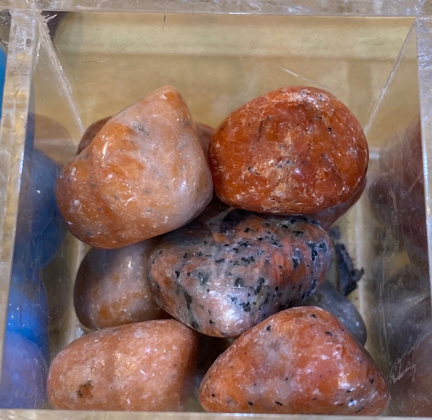 Red Calcite Tumbled Stone 1pc