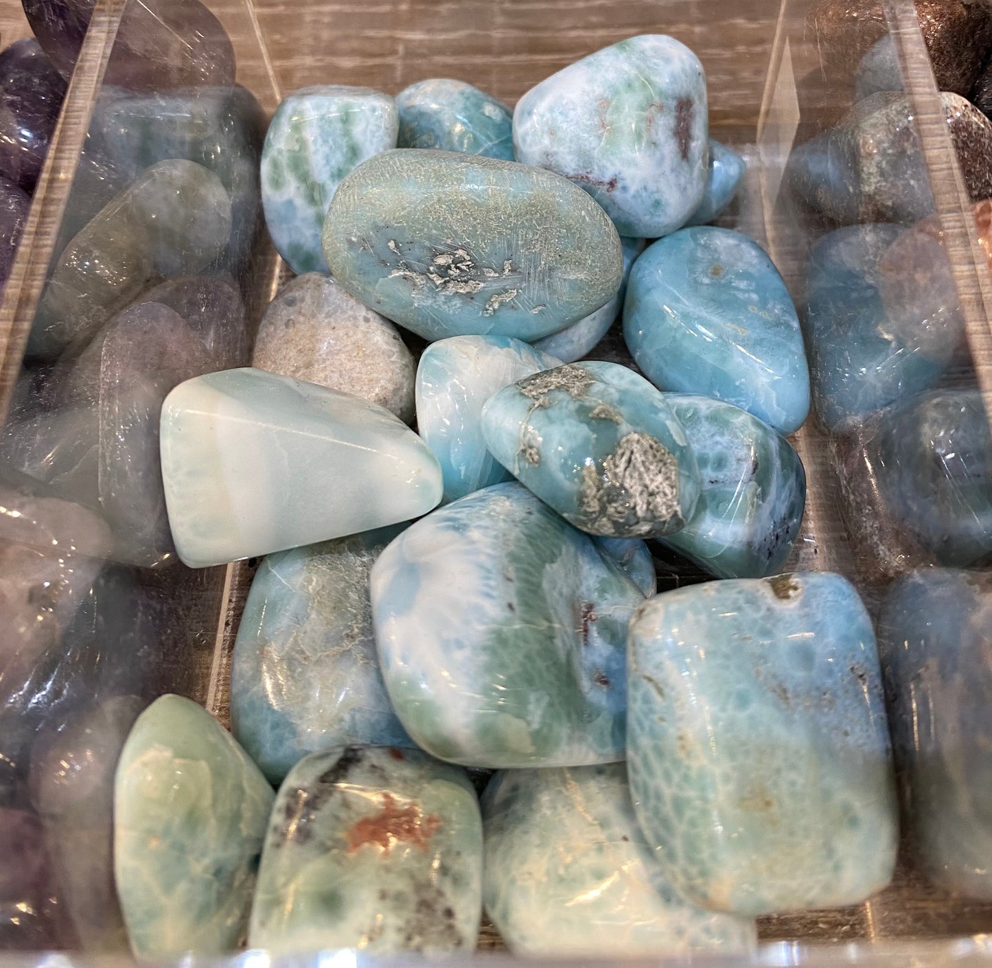 Larimar Tumbled Loose Stone 1pc