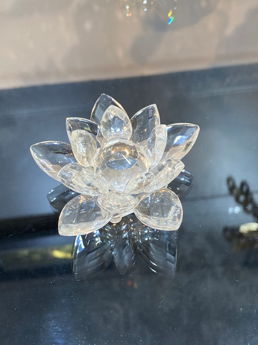 Feng Shui Crystal Clear Lotus Flower