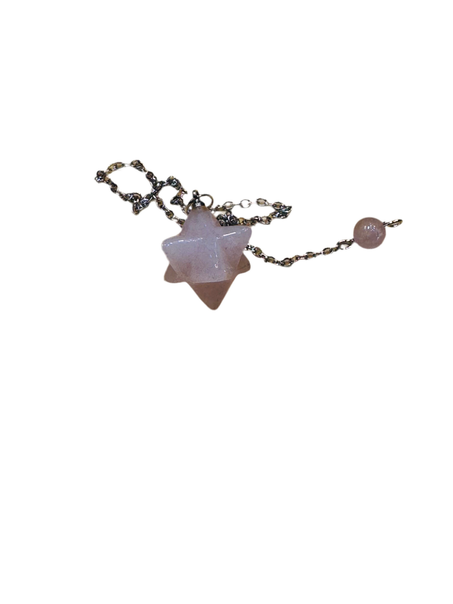 Rose Quartz Merkaba Pendulum