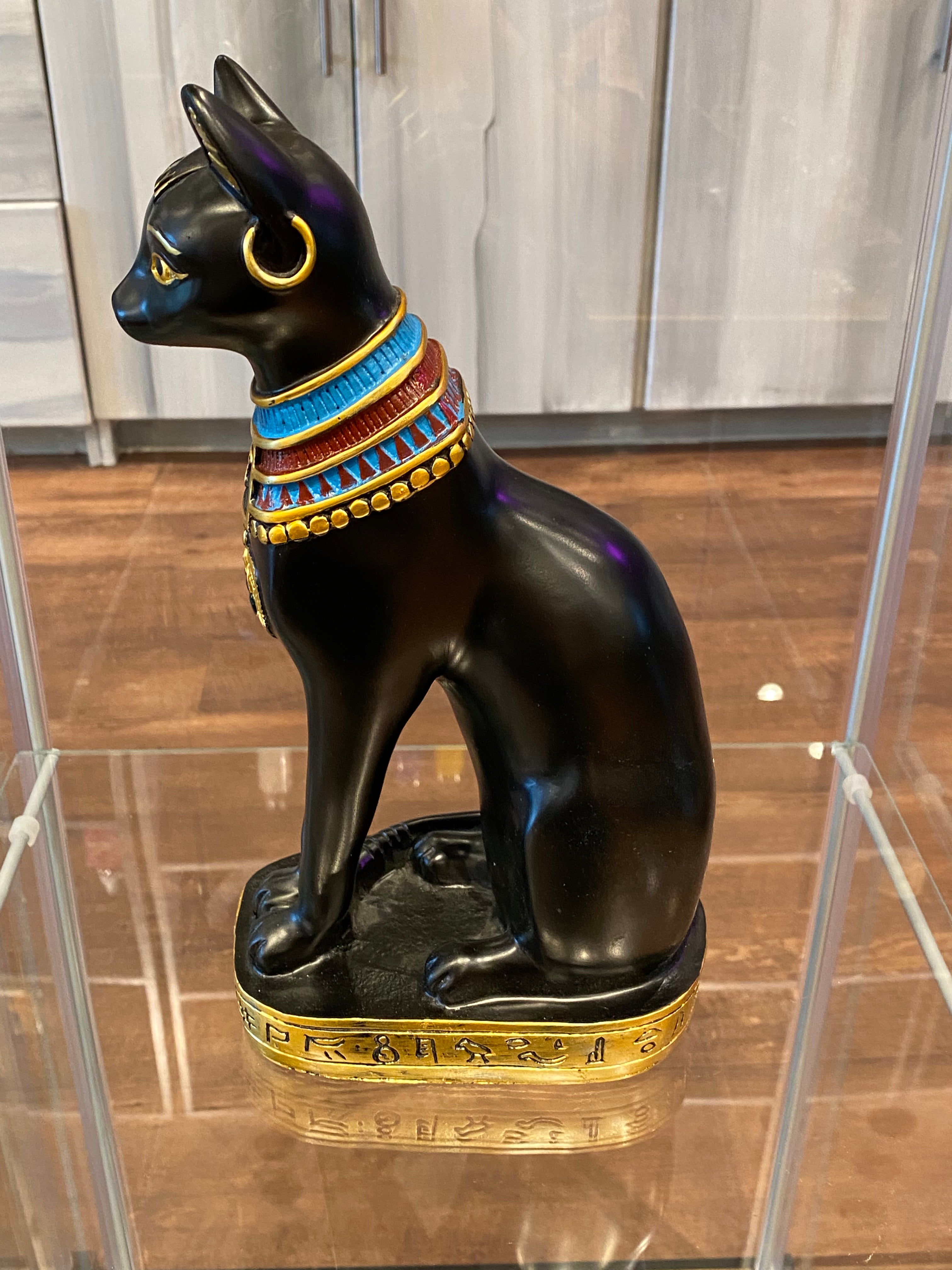 Large Black Bastet Cat Egyptian Ancient Style Cat Goddess – Healing ...