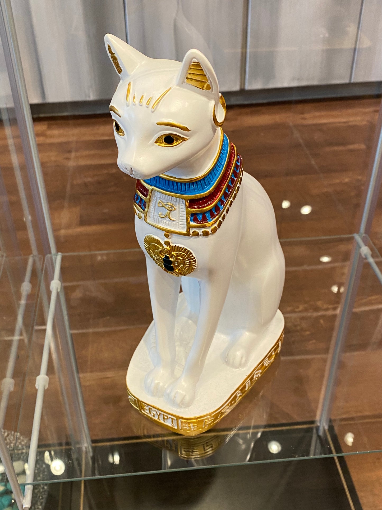 Large White Egyptian Bastet Cat