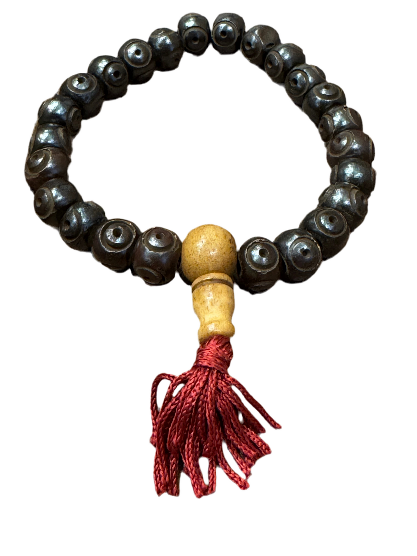 Rosewood Beaded Mala Bracelet
