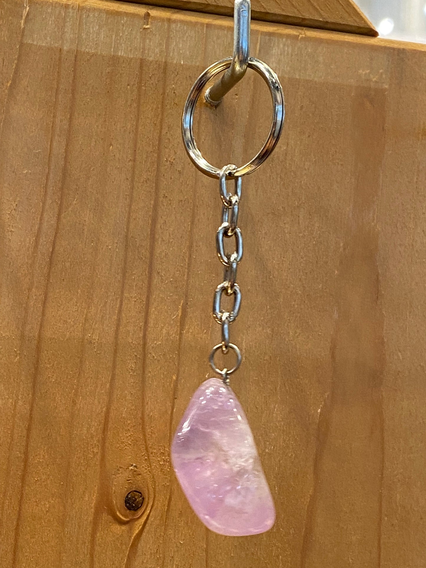 Amethyst Gemstone Keychain