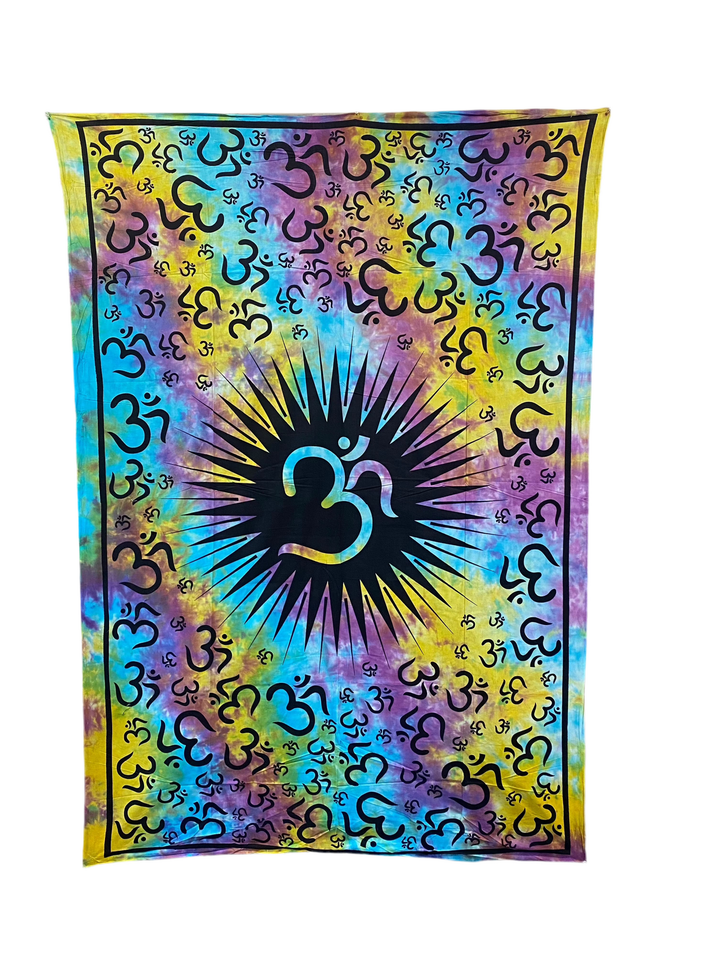 Om Tye Dye Tapestry