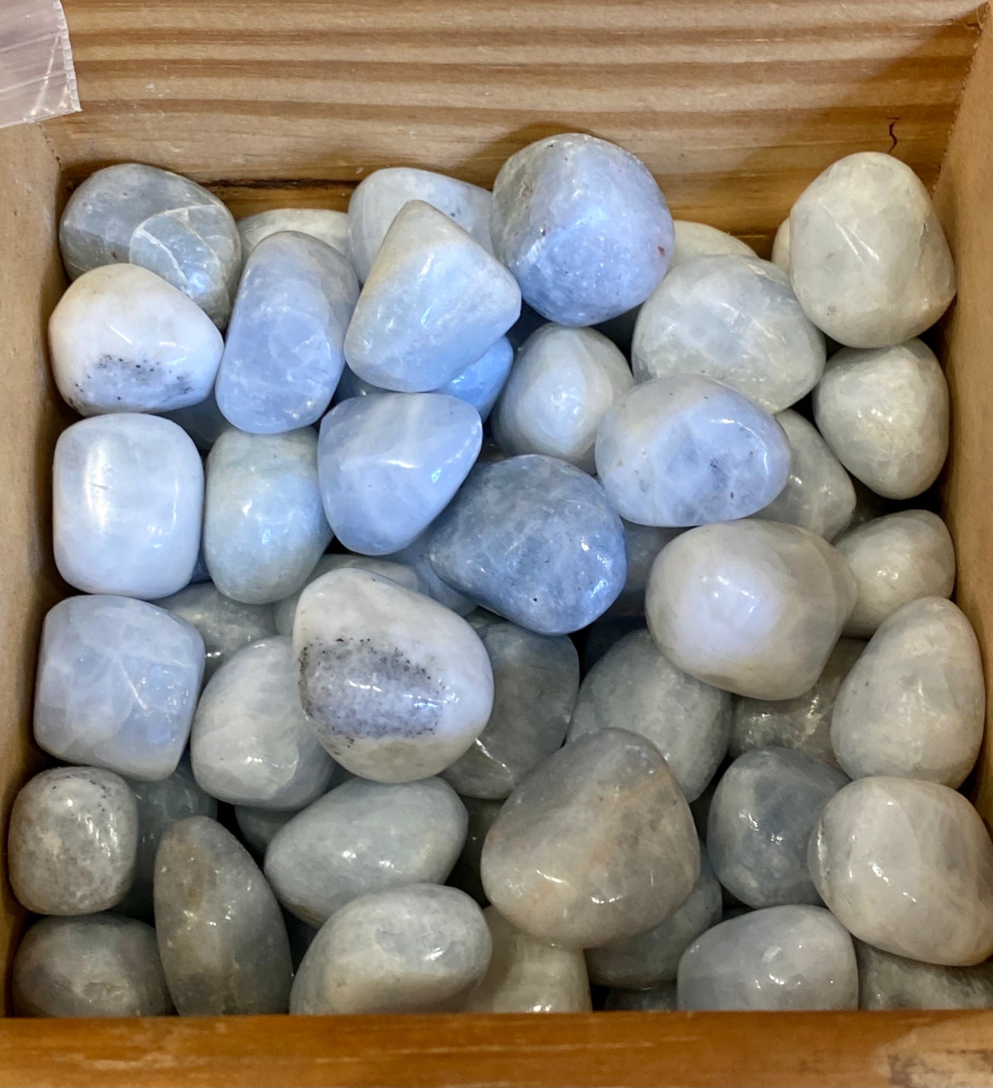 Blue Calcite Tumbled Stone 1pc