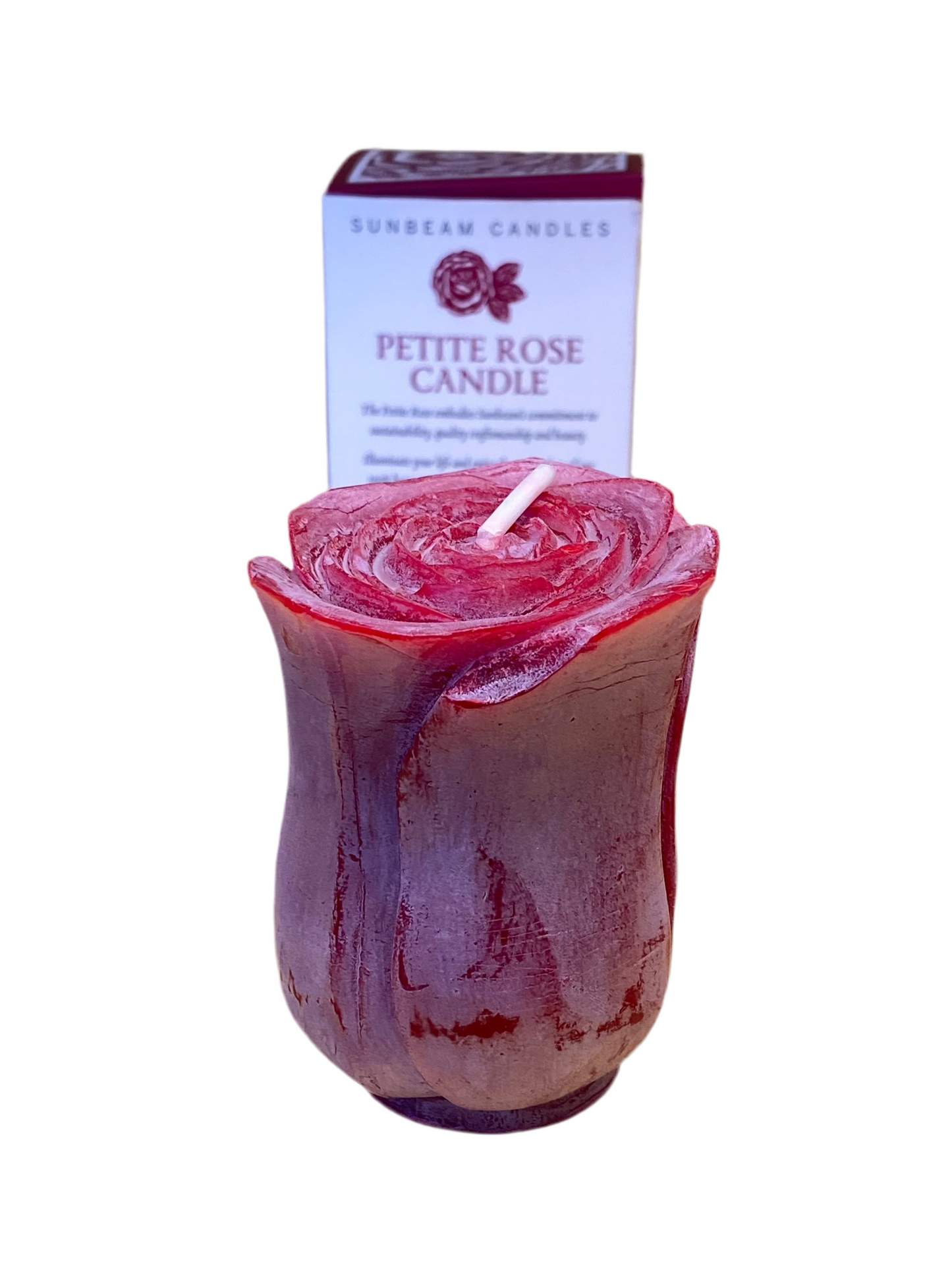 Sunbeam Beeswax Rose Petite Candle