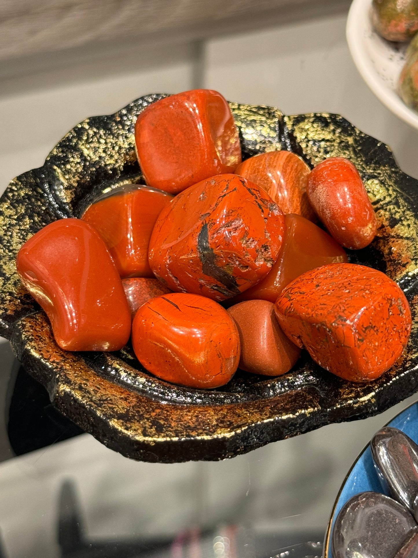 Red Jasper Polished Tumbled Stone 1 each