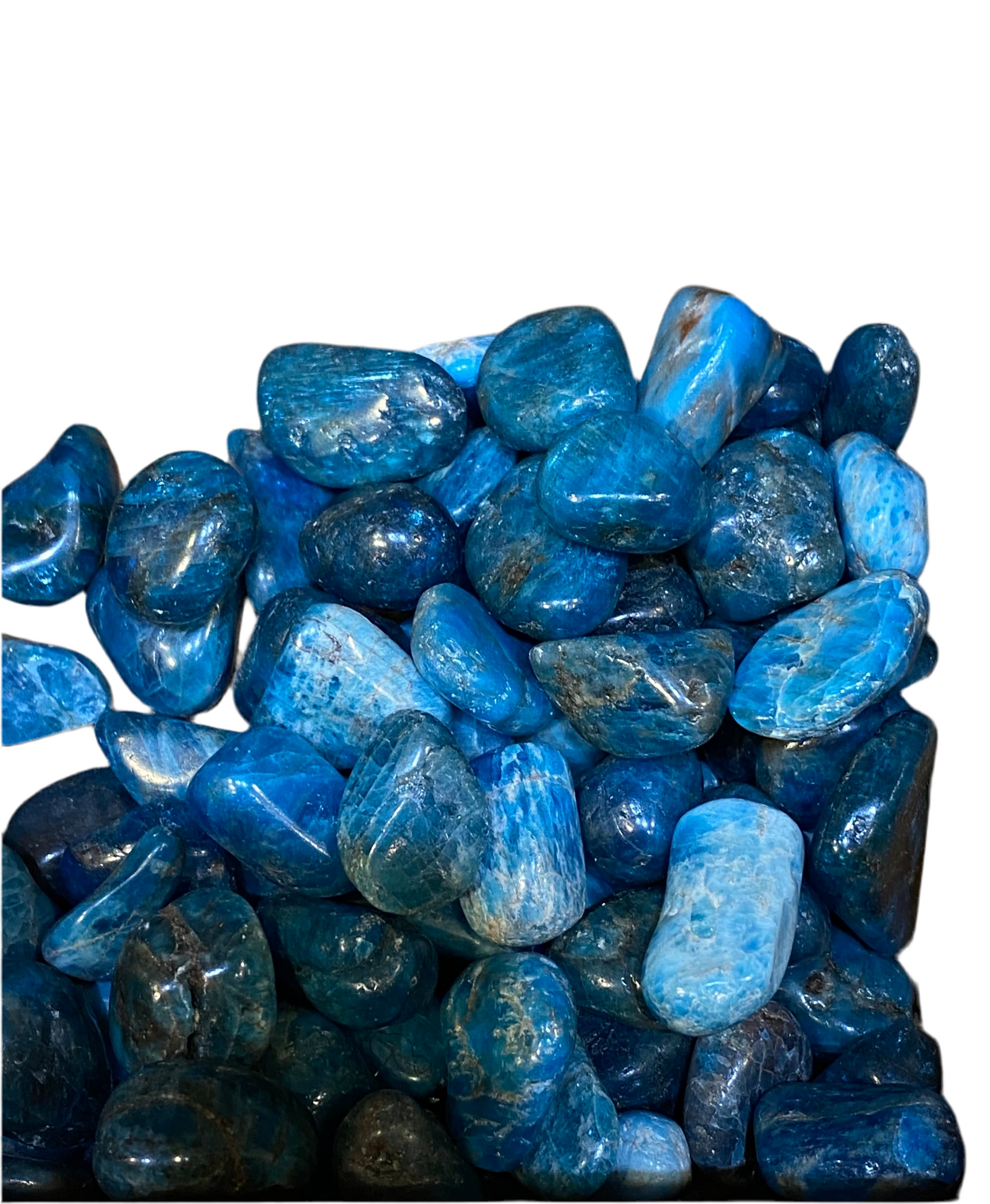 Blue Apatite Tumbled 