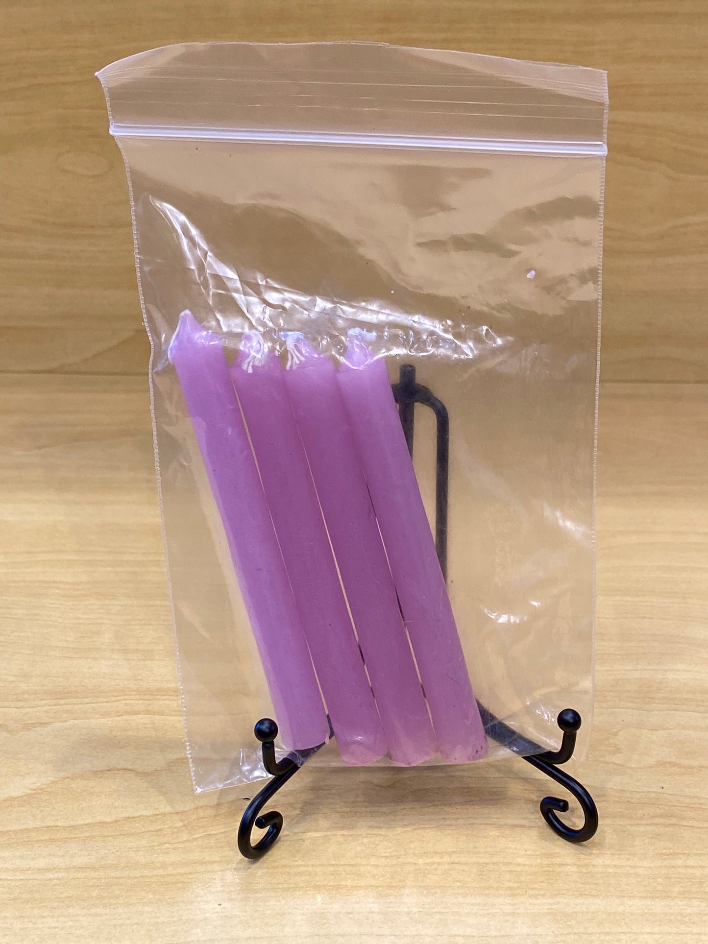 Purple Mini Chime Ritual Spell Candles 4”