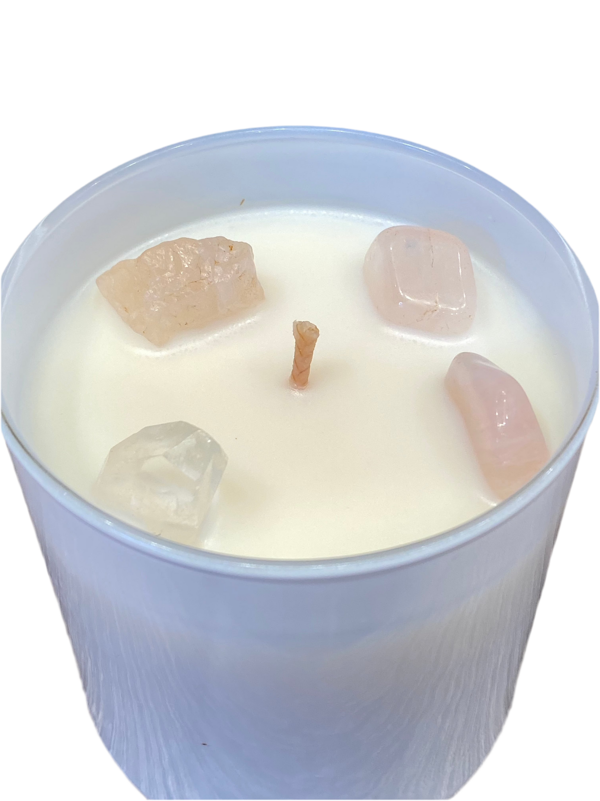 Crystal Scented Candle Rose Quartz