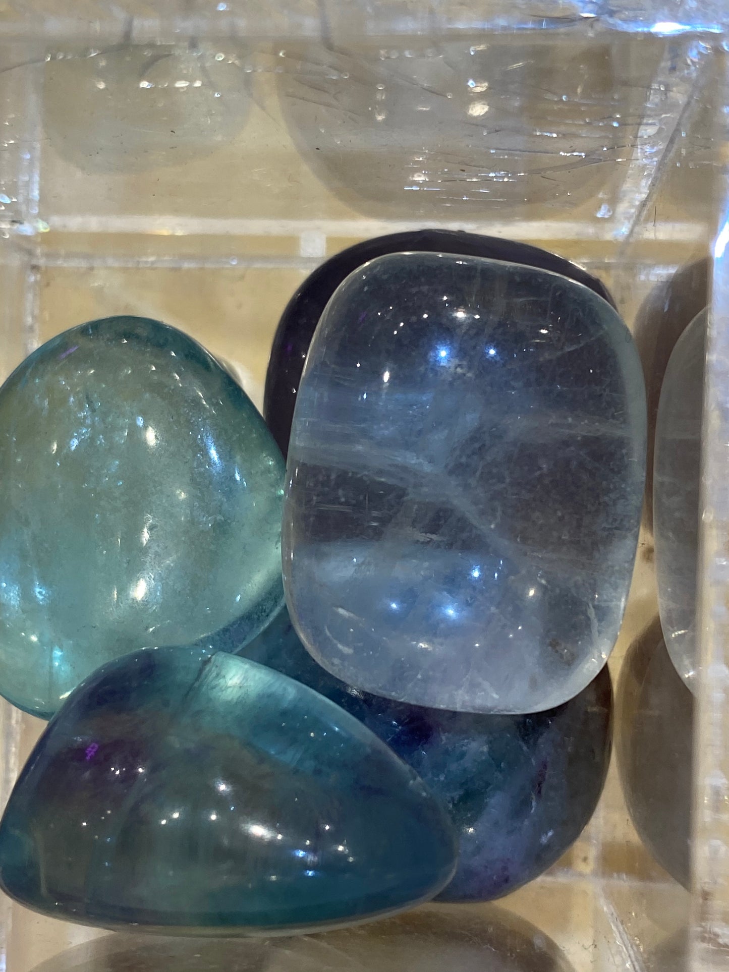 Fluorite Polished Tumbled Stone 1pc