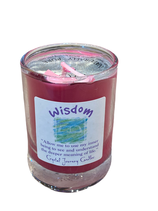 Crystal Journey Soy Votive Candles Wisdom