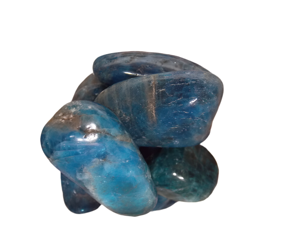 Blue Apatite Tumbled Stone