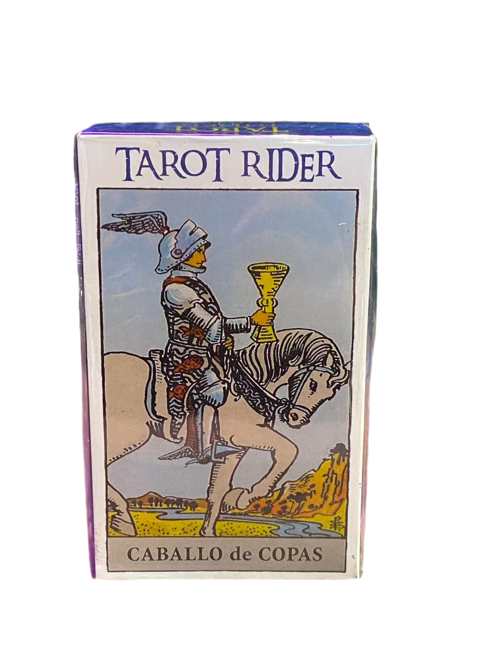 Tarot Rider Caballo de Copas 78-card Spanish deck with instruction manual.