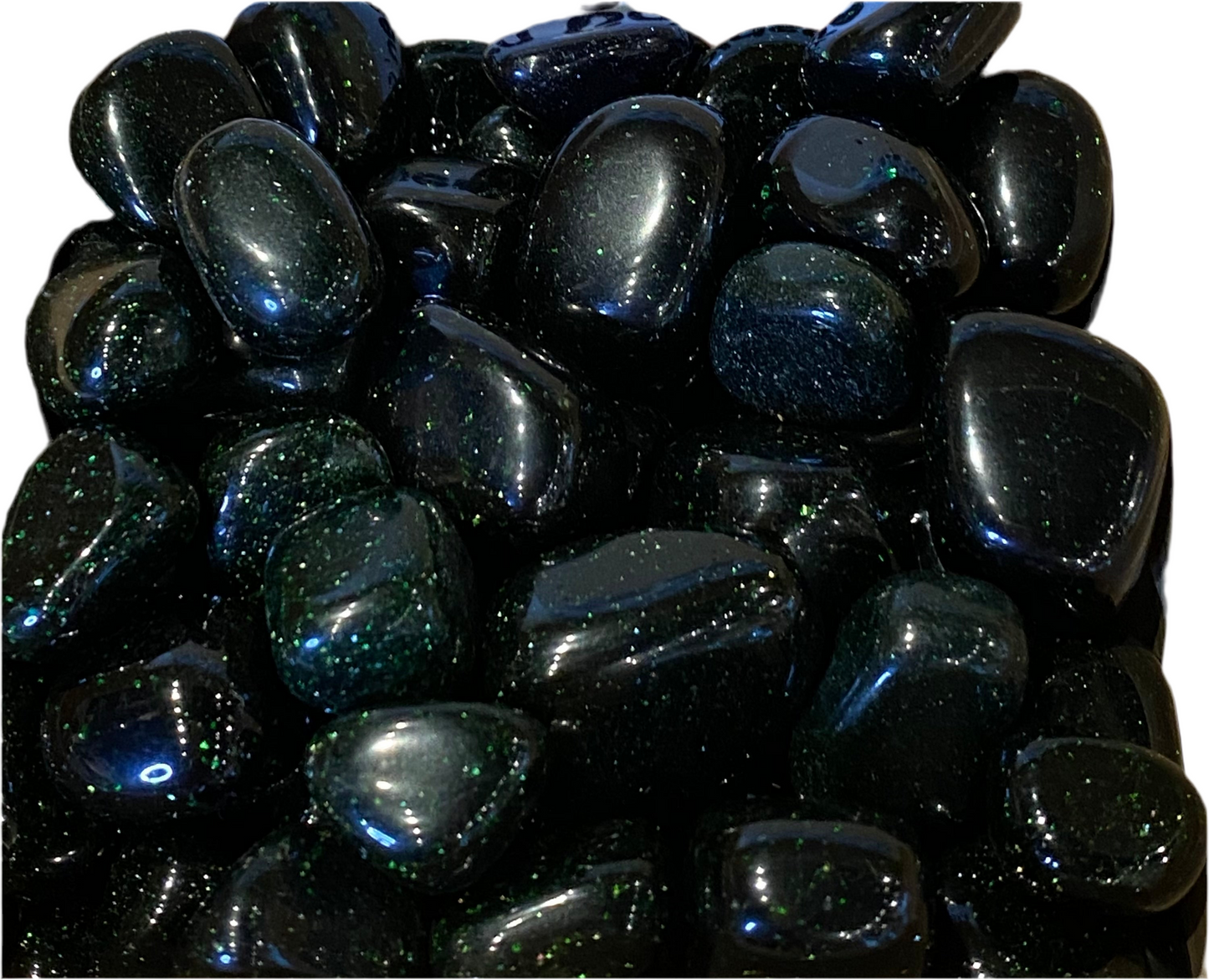 Green Goldstone Crystal 