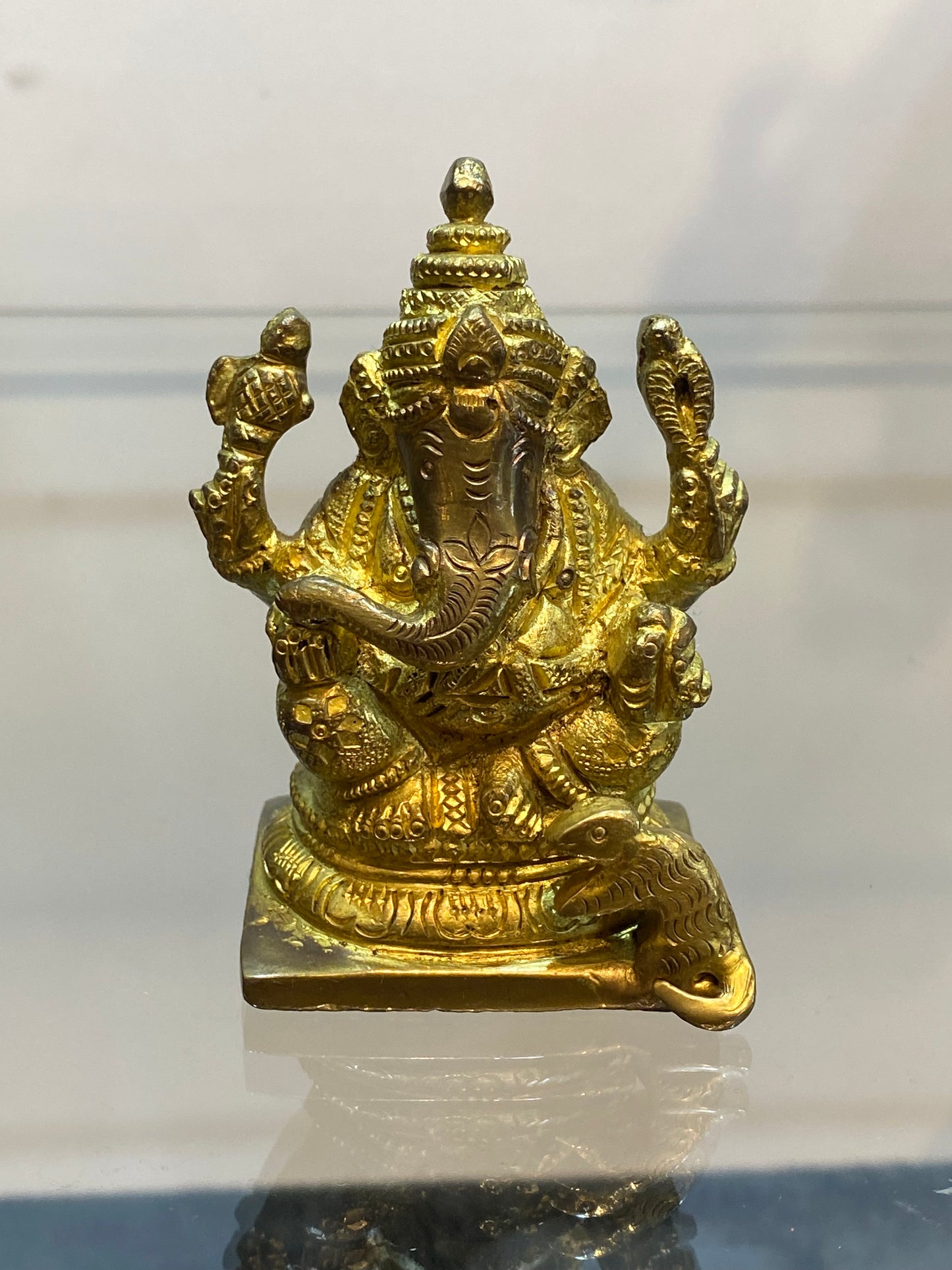 Brass Blessing Ganesha
