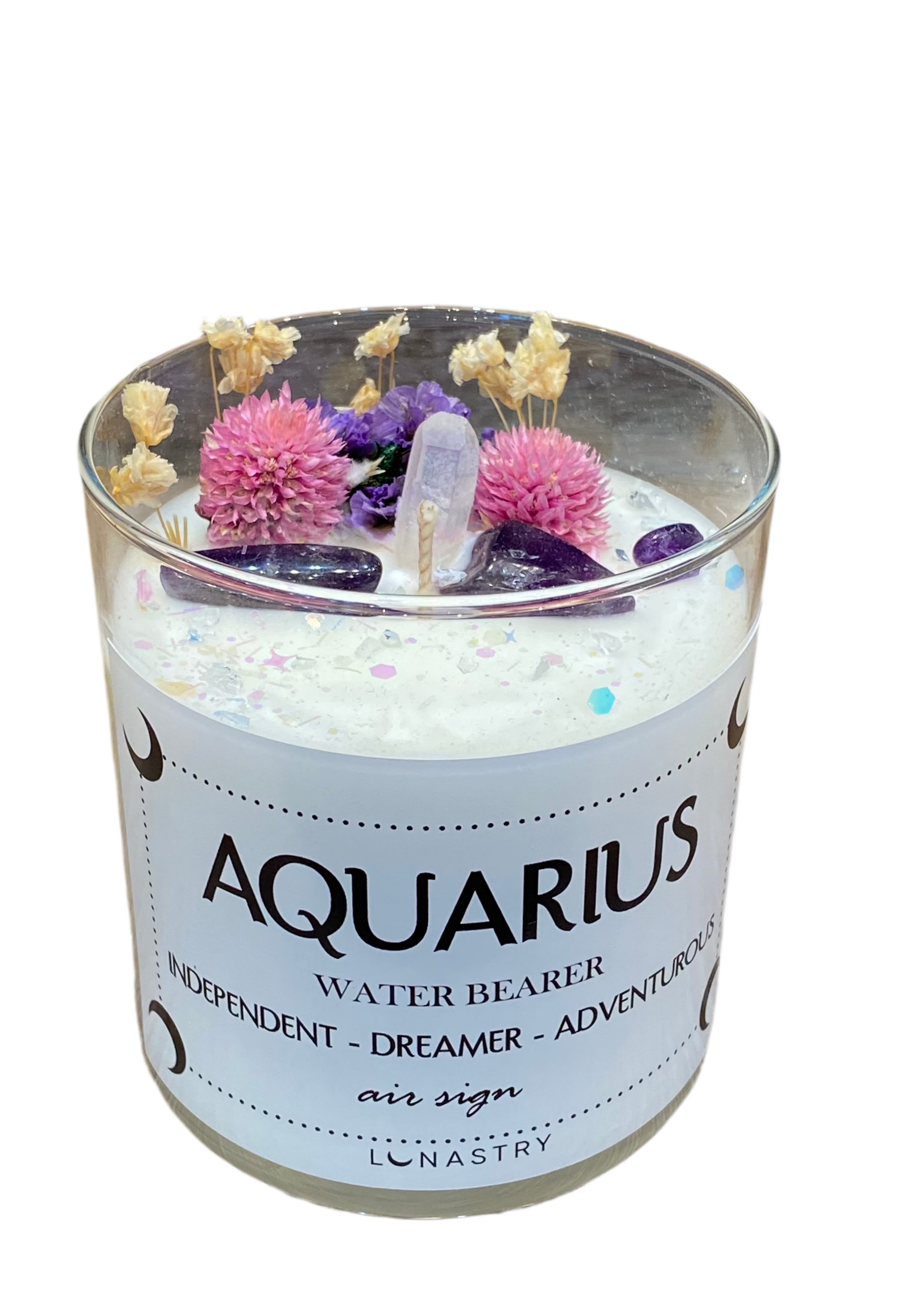 Lunastry Candle Aquarius