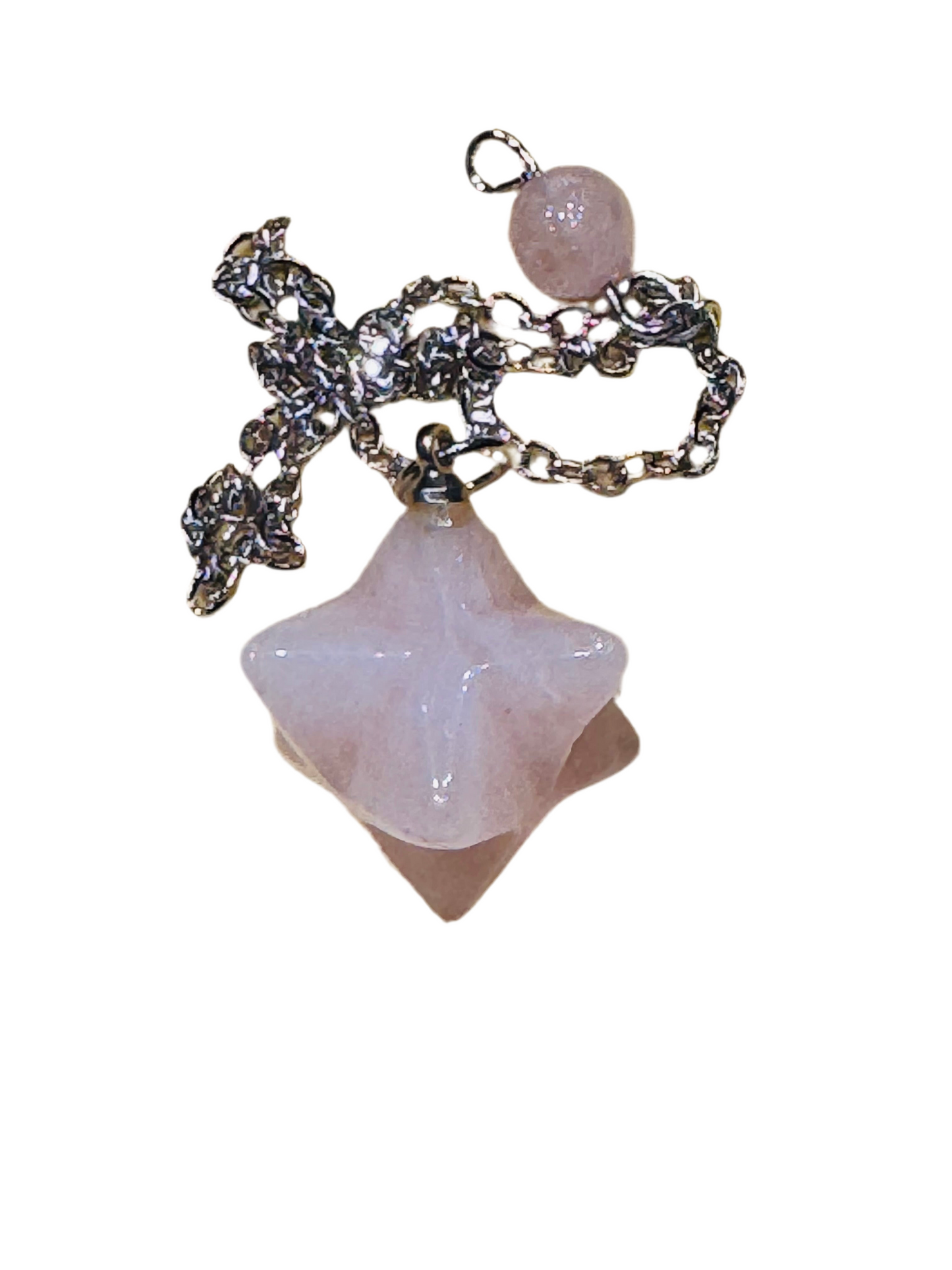 Rose Quartz Merkaba Pendulum